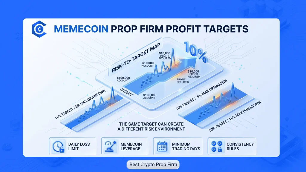 Memecoin Prop Firm Profit Targets