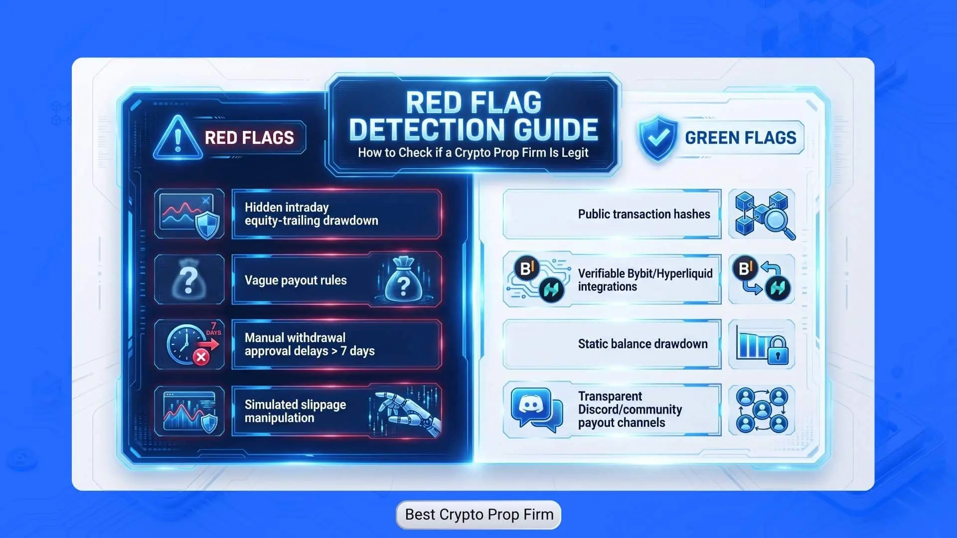 Red flag crypto prop firm